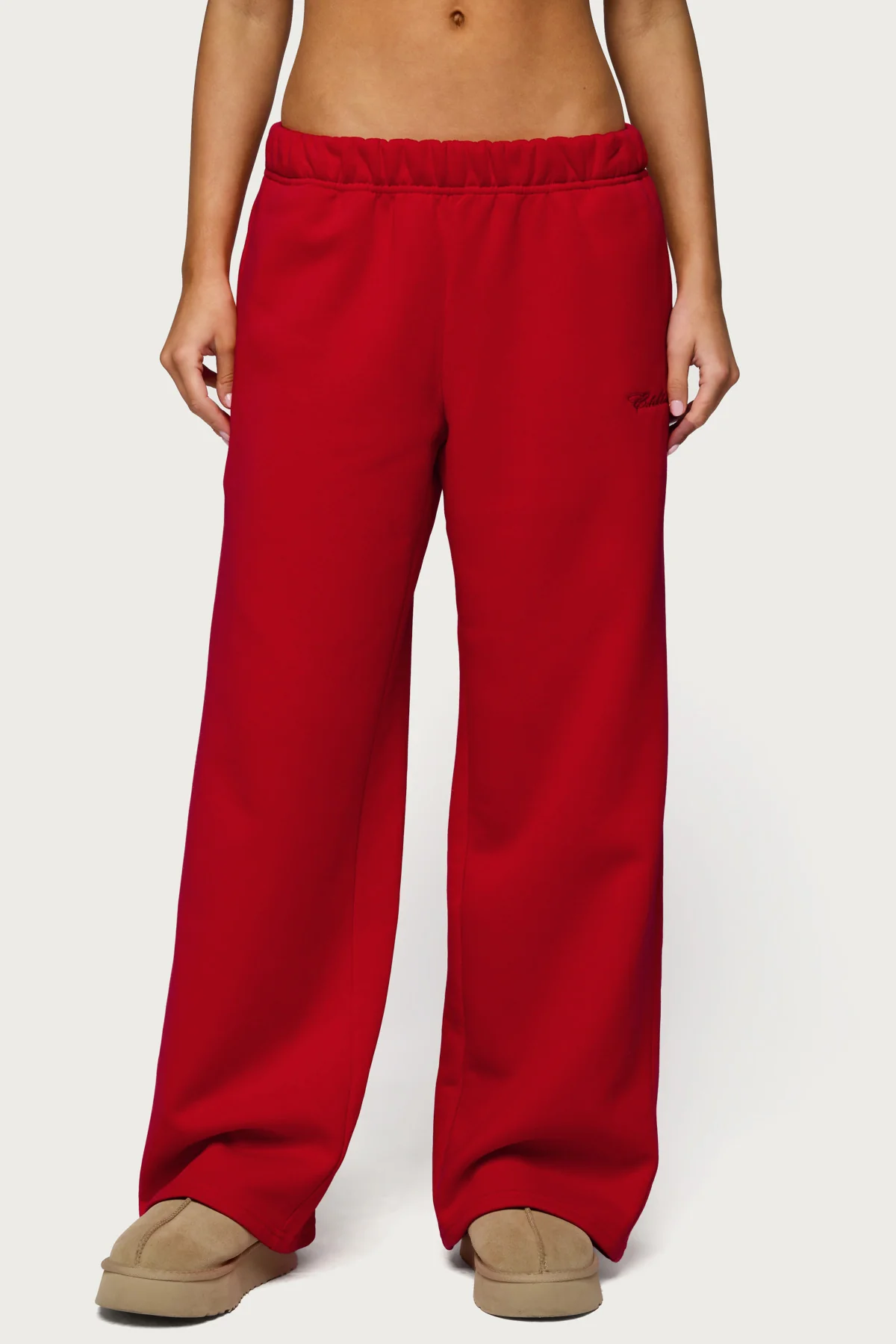 Basic Girl Wide Leg Edikted Sweatpants - Image 2