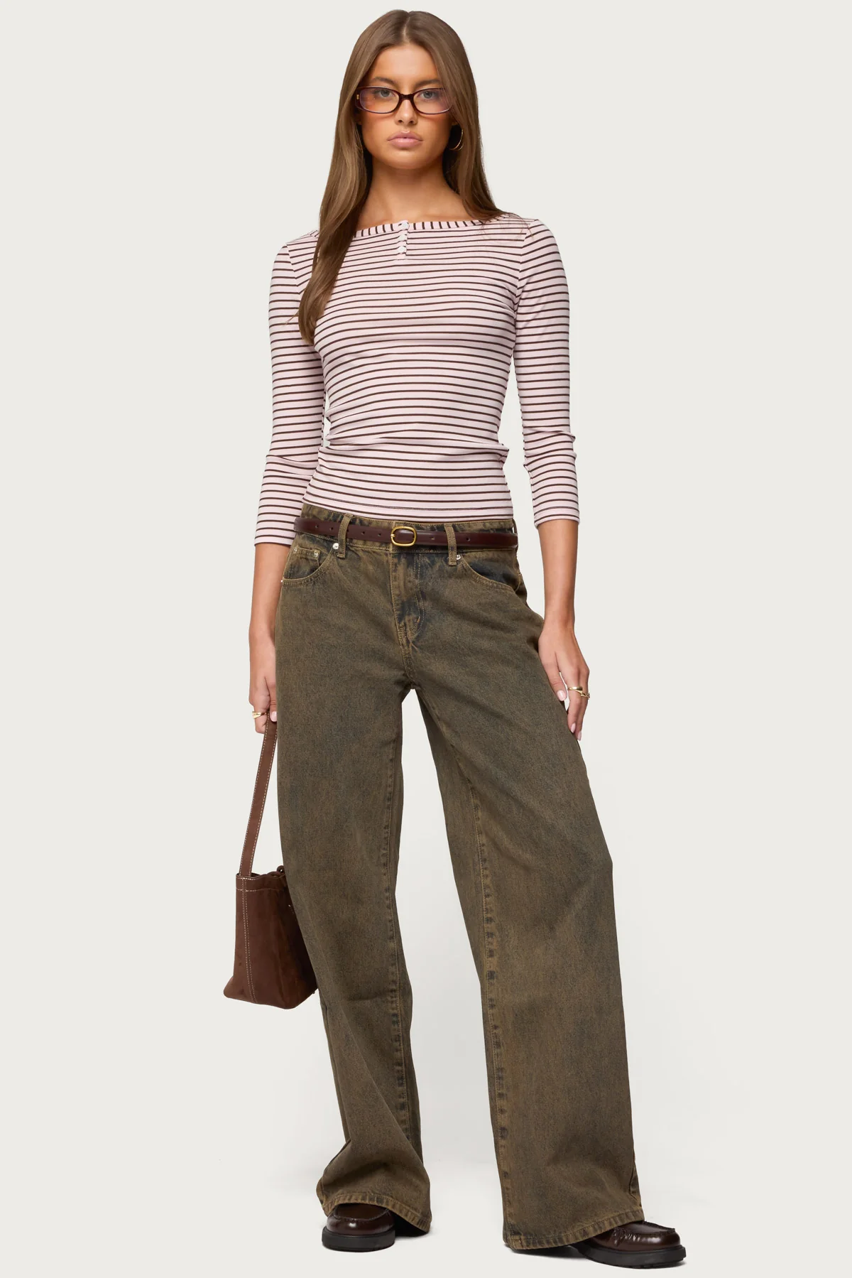 Avigyle Striped Boat Neck Top - Image 2