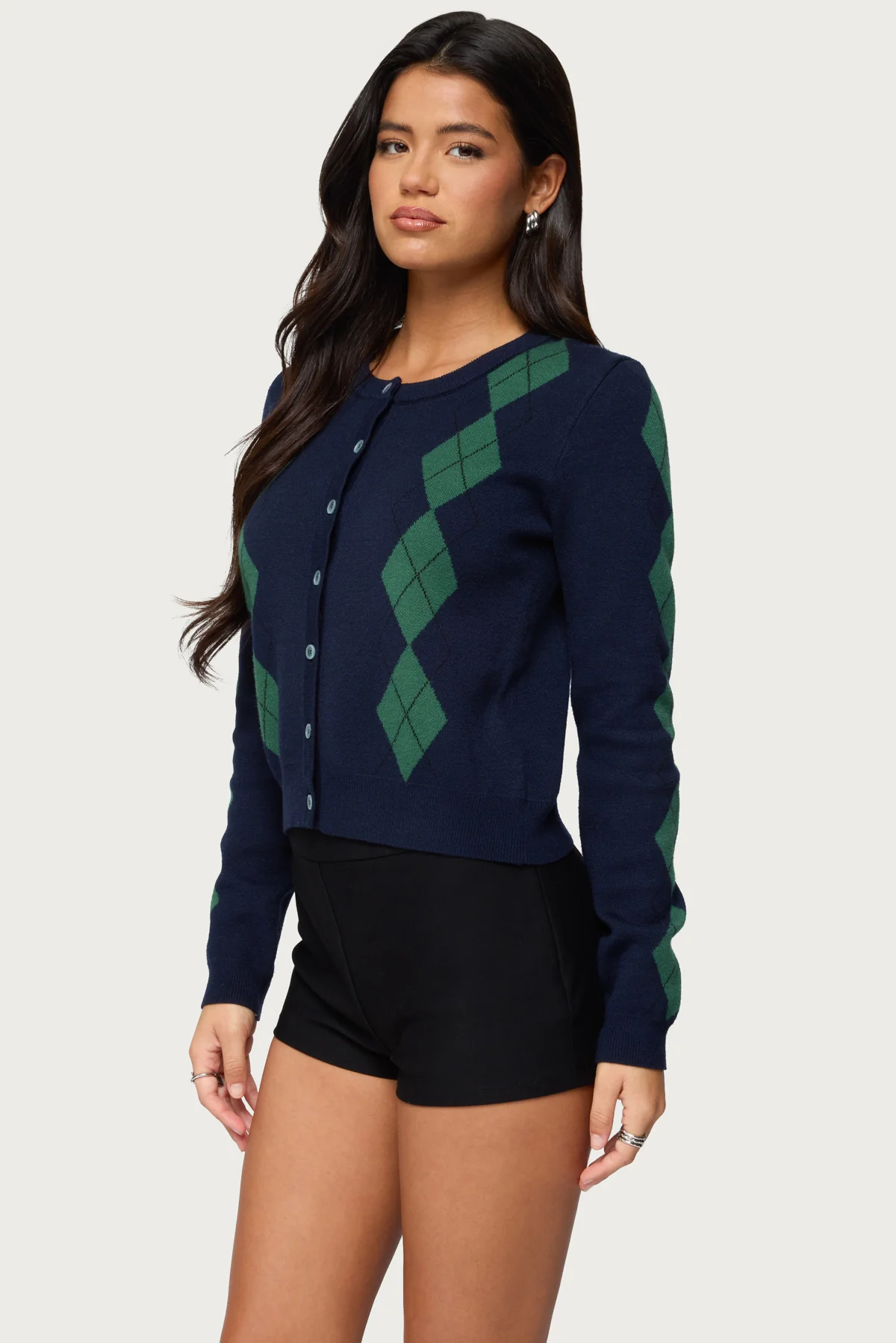 Farren Argyle Cardigan - Image 3