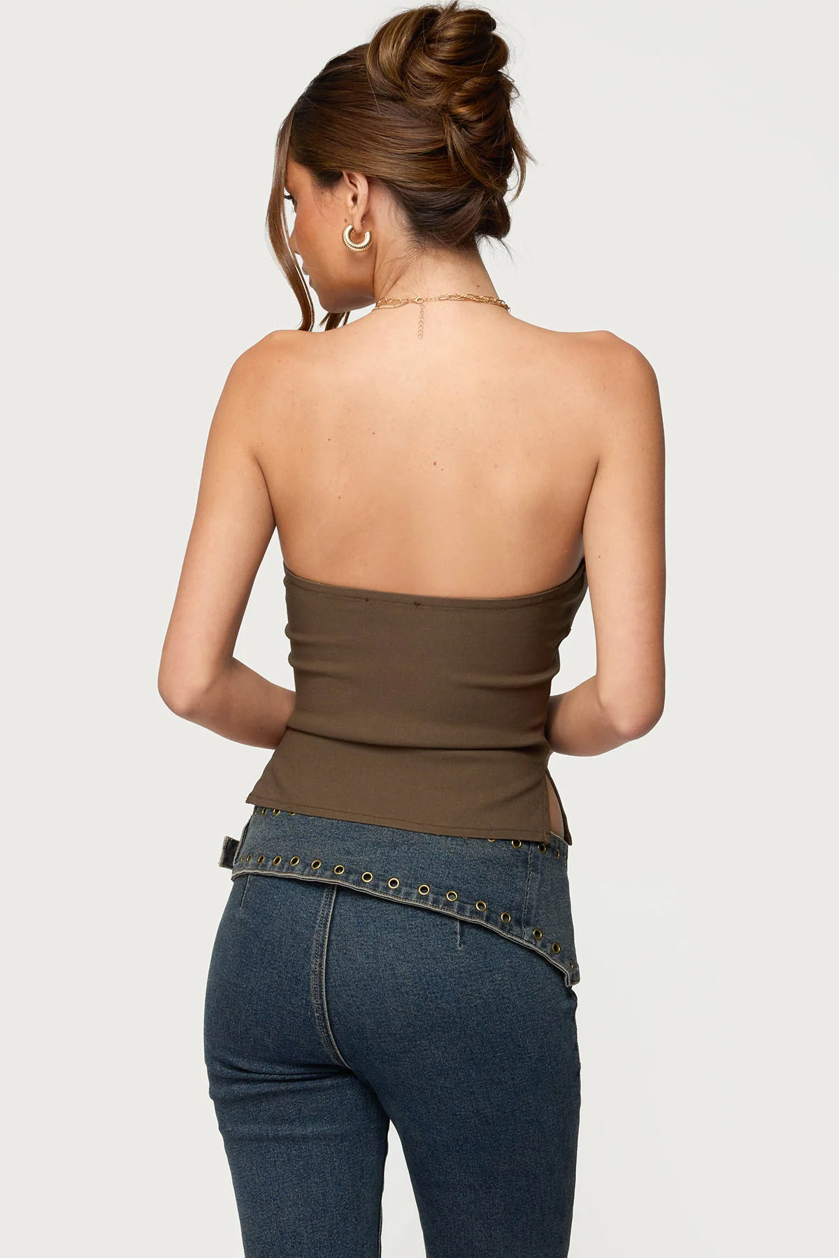Sade Strapless Side Slit Top - Image 5