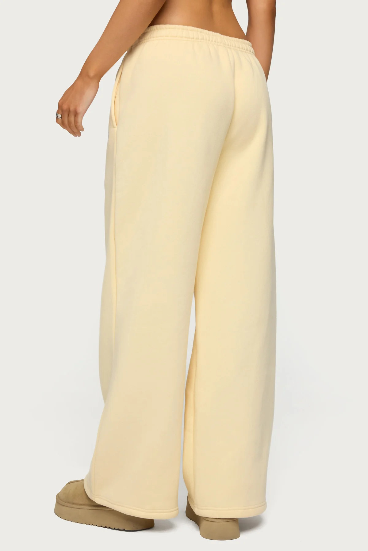 Edikted Lover Wide Leg Sweatpants - Image 4
