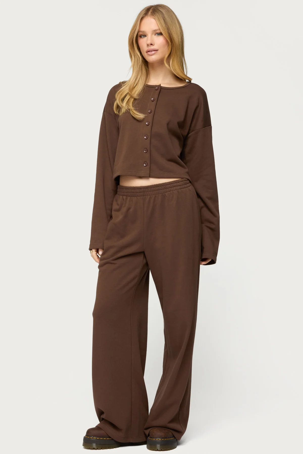 Binah Wide Leg Terry Sweatpants - Image 5