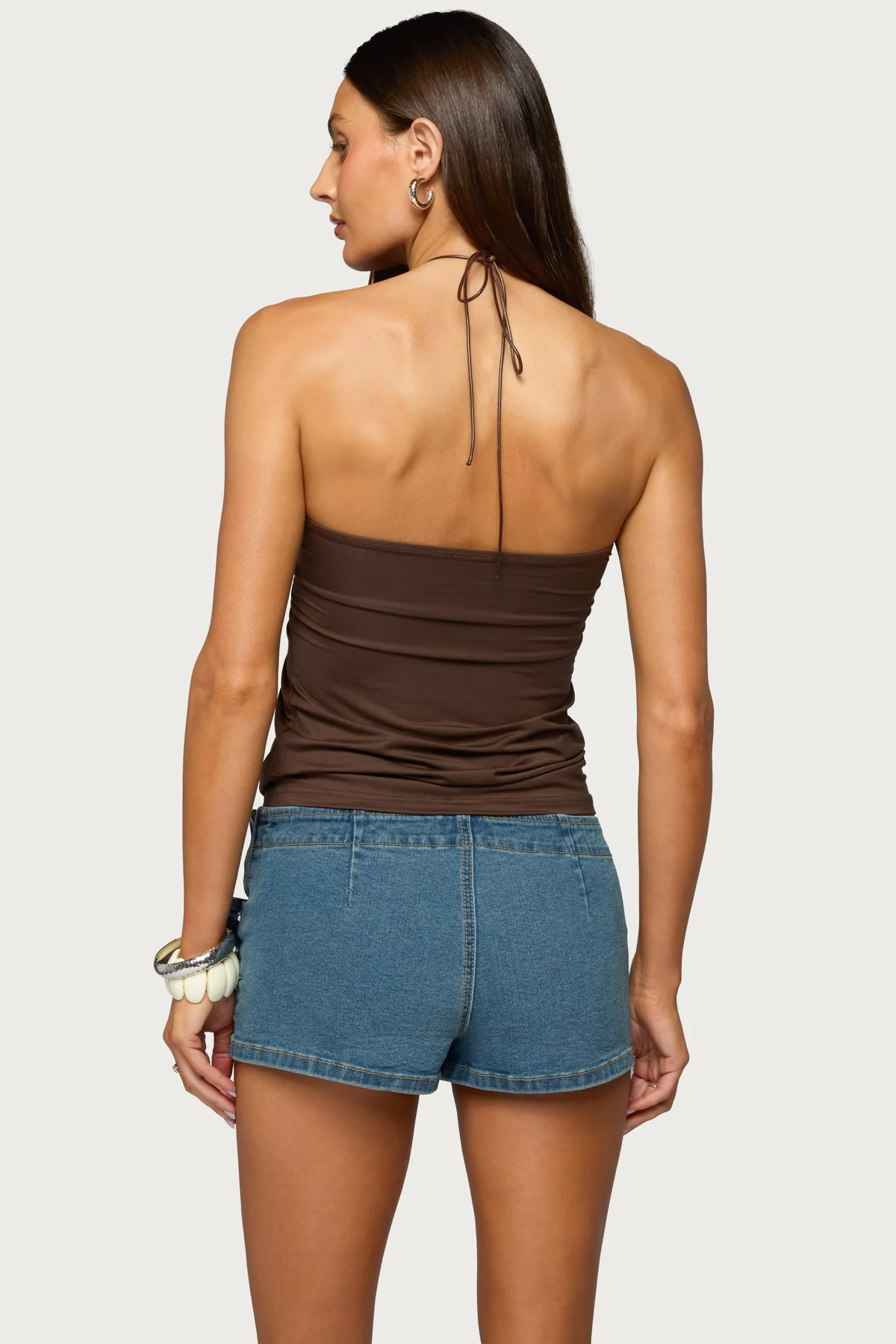 Itzel Ring Gathered Halter Top - Image 5