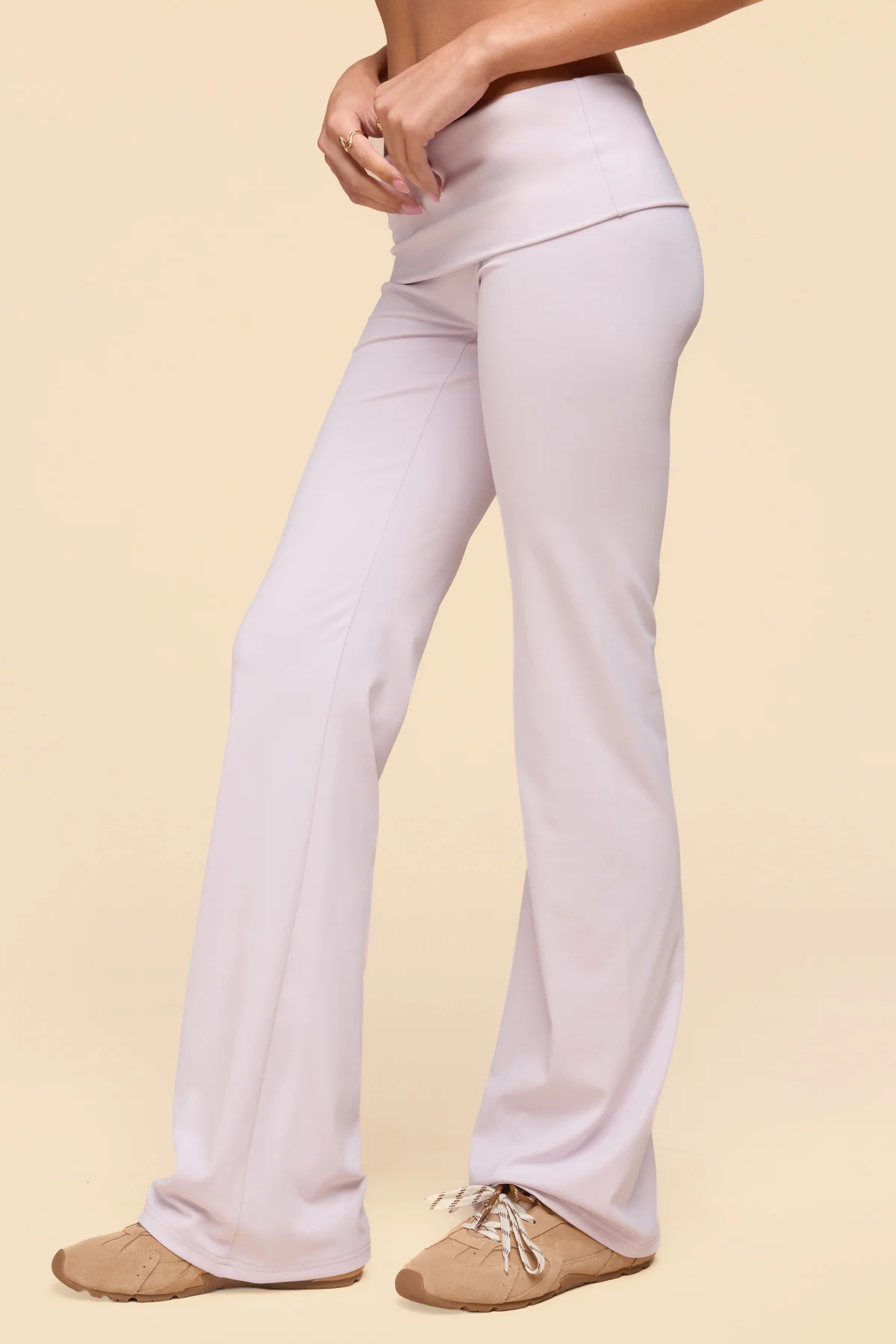 Oriane Foldover Flared Leggings - Image 4