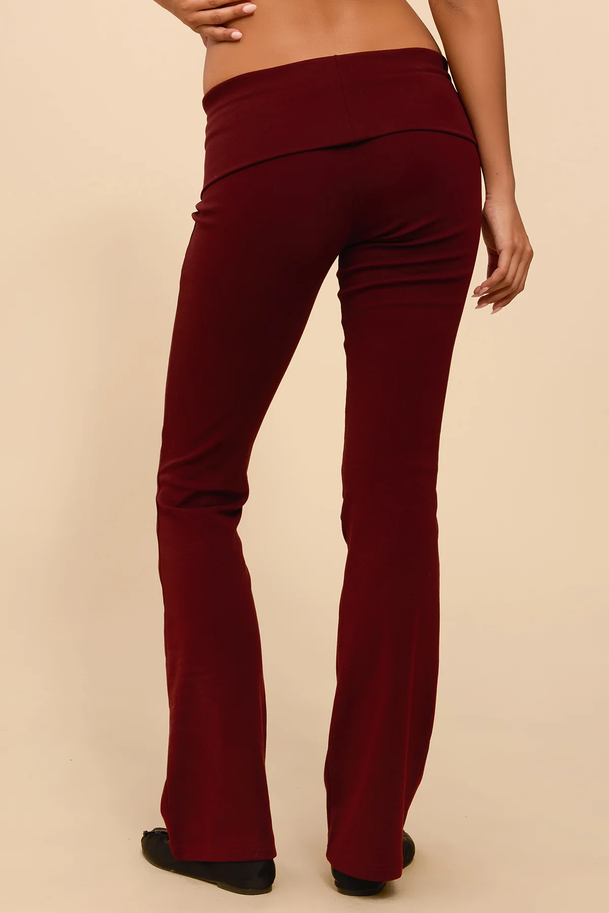 Ivanne Foldover Flared Pants - Image 5