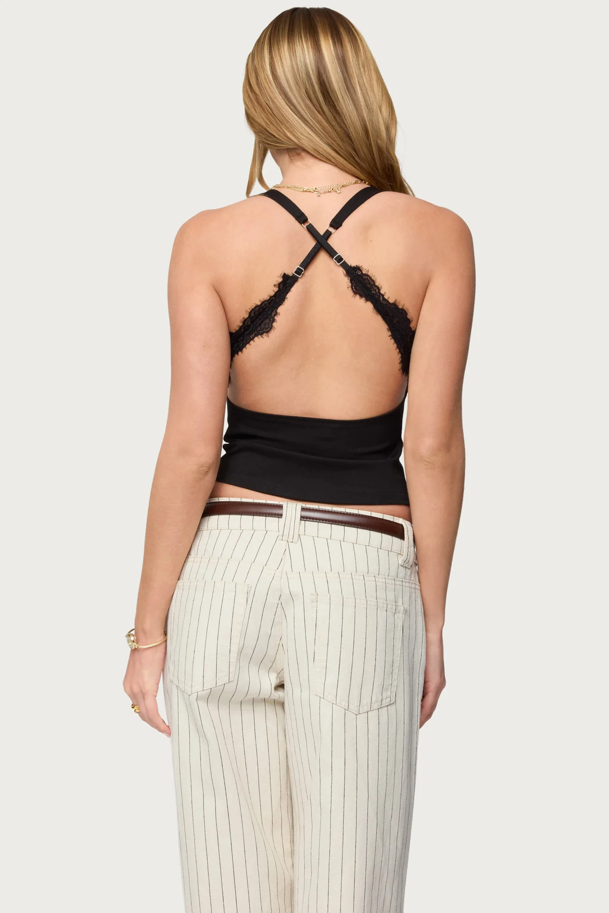Ranata Lacey Scoop Neck Top - Image 4