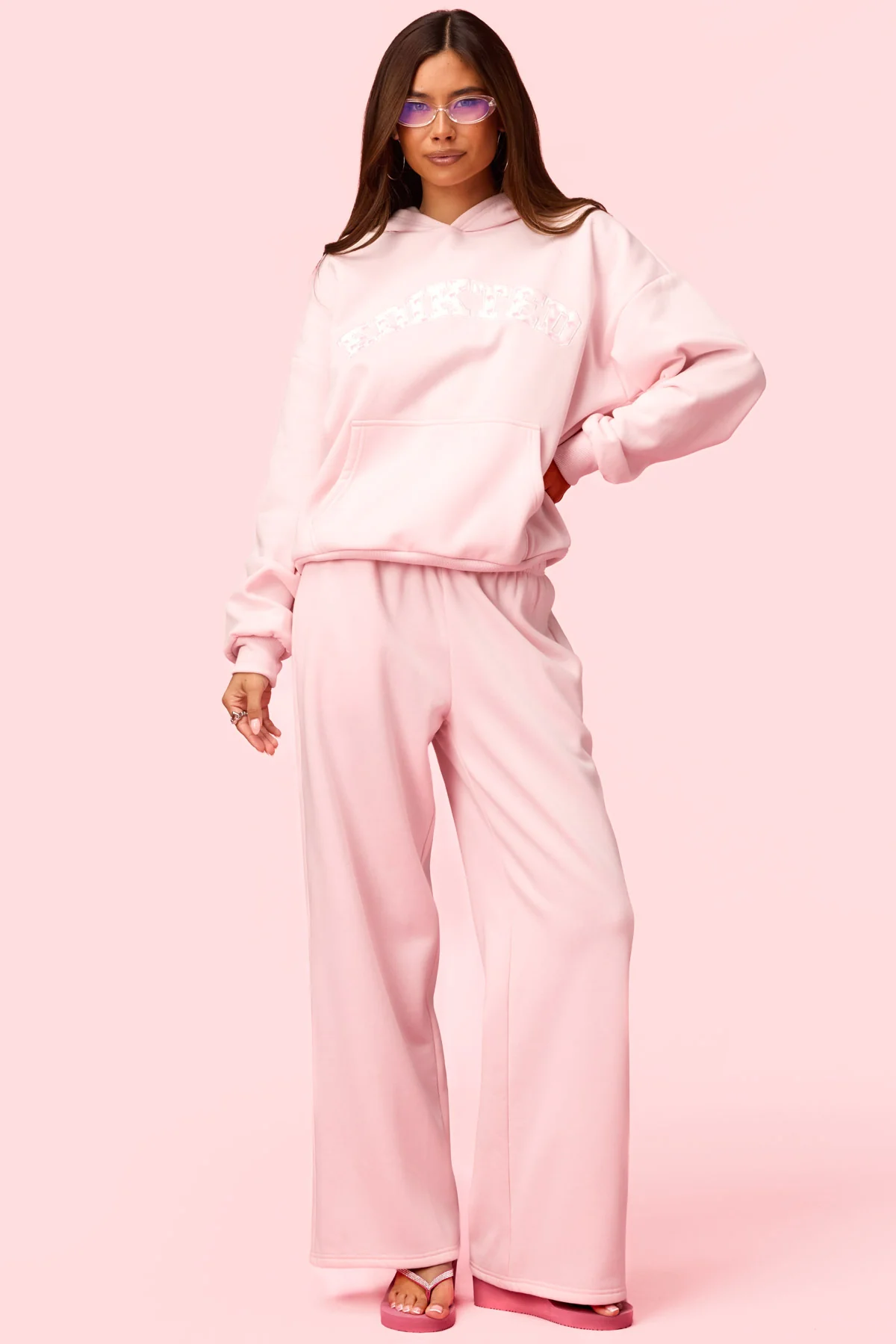 Edikted Hearts Barbie™ Oversized Hoodie - Image 5