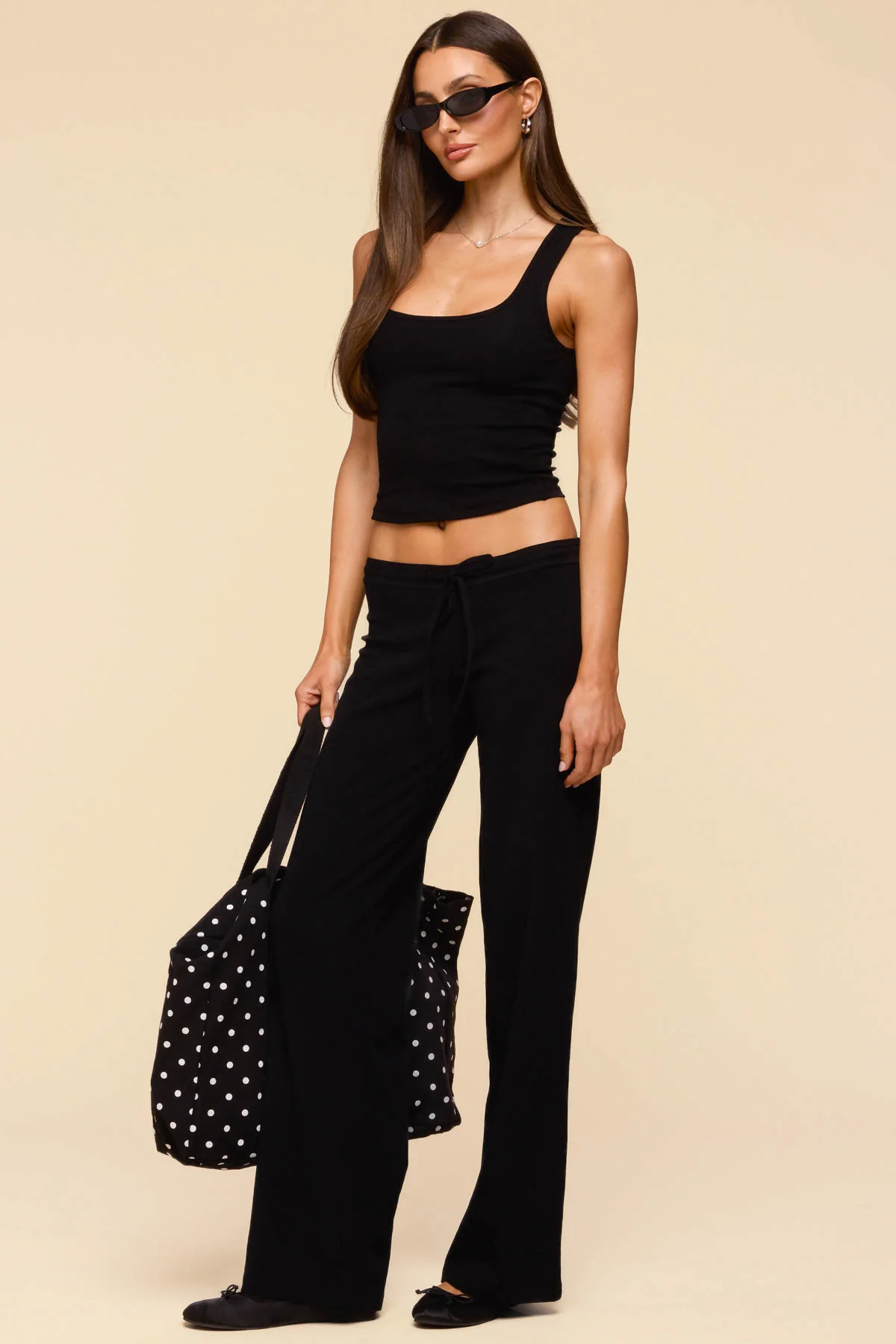 Linda Ribbed Scoop Neck Tank Top - Image 2