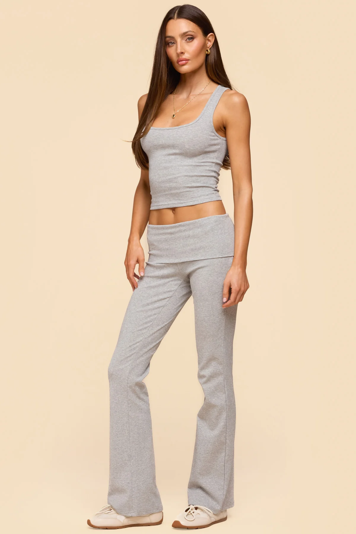 Linda Ribbed Scoop Neck Tank Top - Image 5