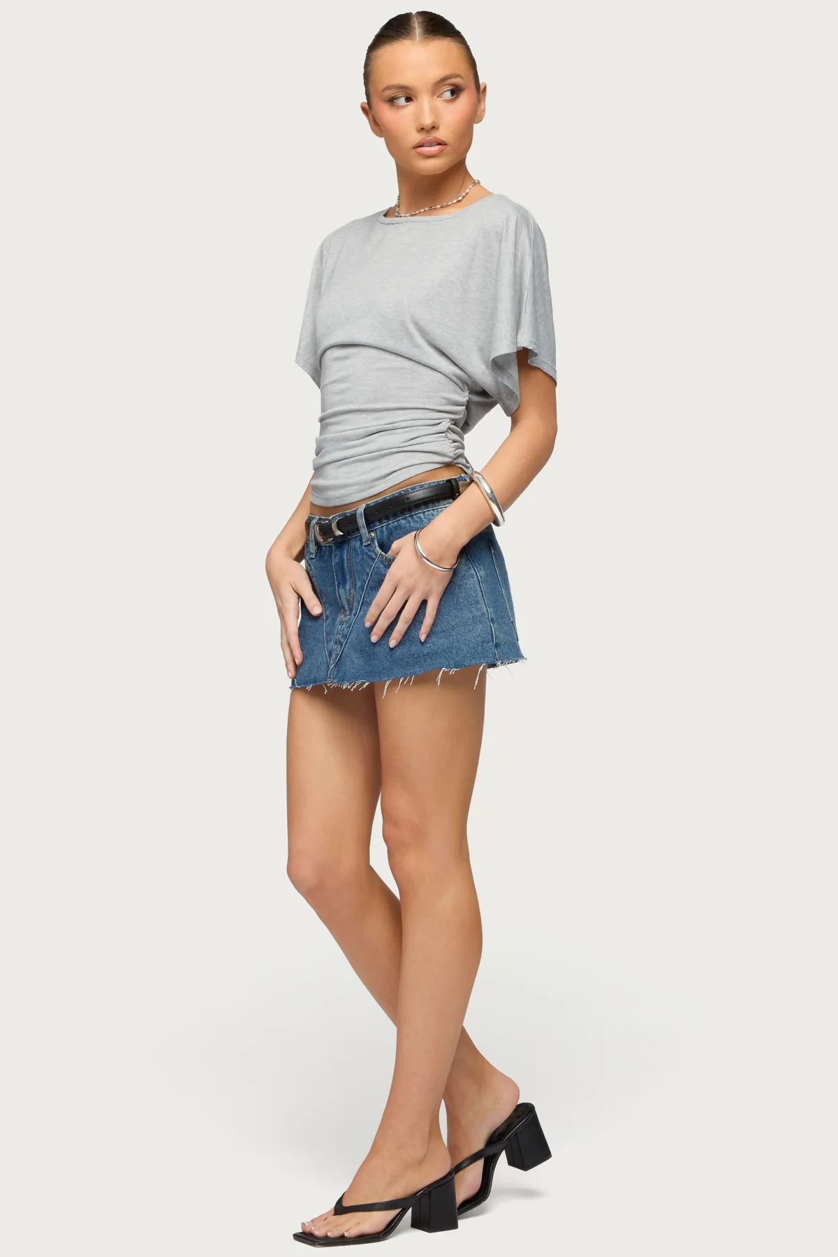 Abriana Ruched Waist Top - Image 4