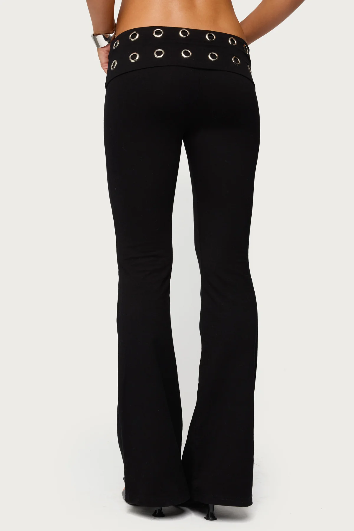 Nairobi Grommet Foldover Flared Leggings - Image 4