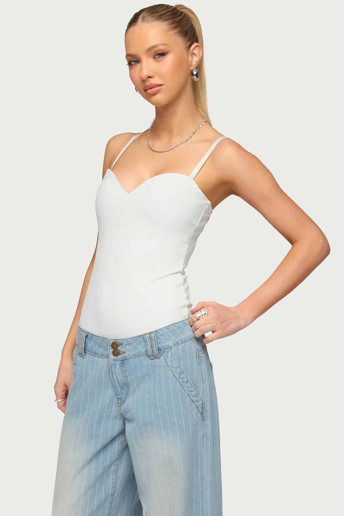 Kailey Sweetheart Cupped Bodysuit - Image 3