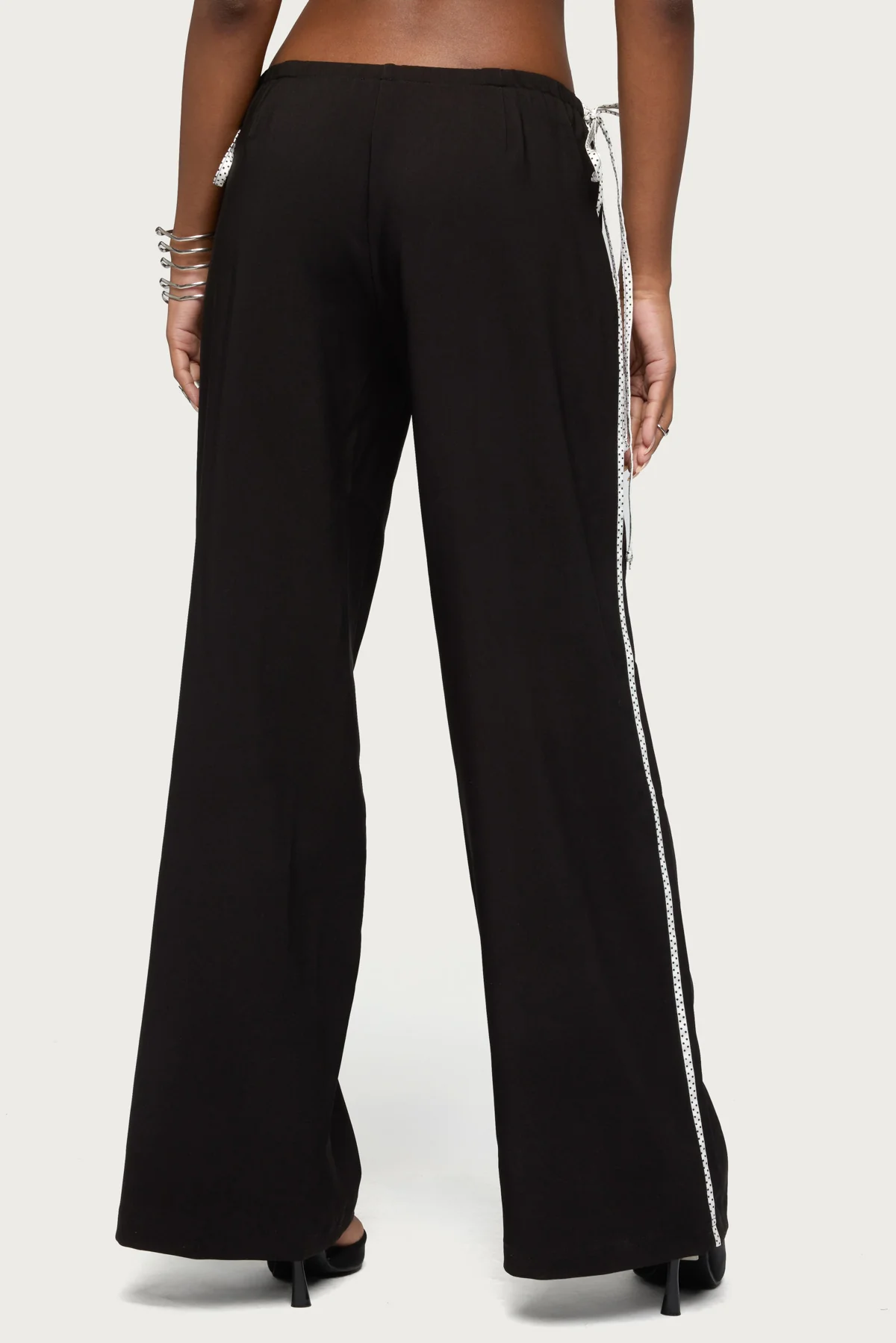 Mikah Dotted Ribbon Wide Leg Pants - Image 4