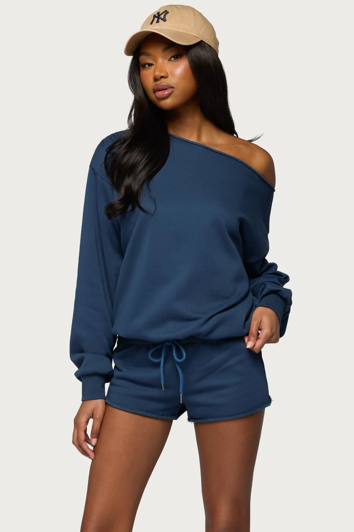Juana Off Shoulder Lightweight Sweatshirt - Image 2
