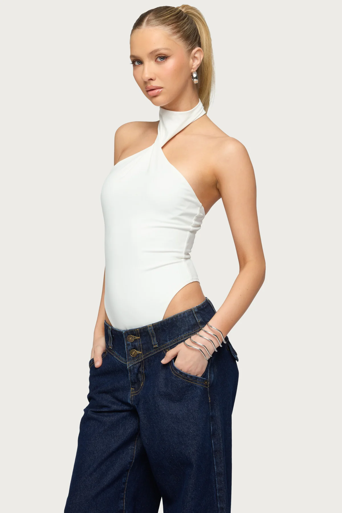 Jimana Halter Neck Bodysuit - Image 3