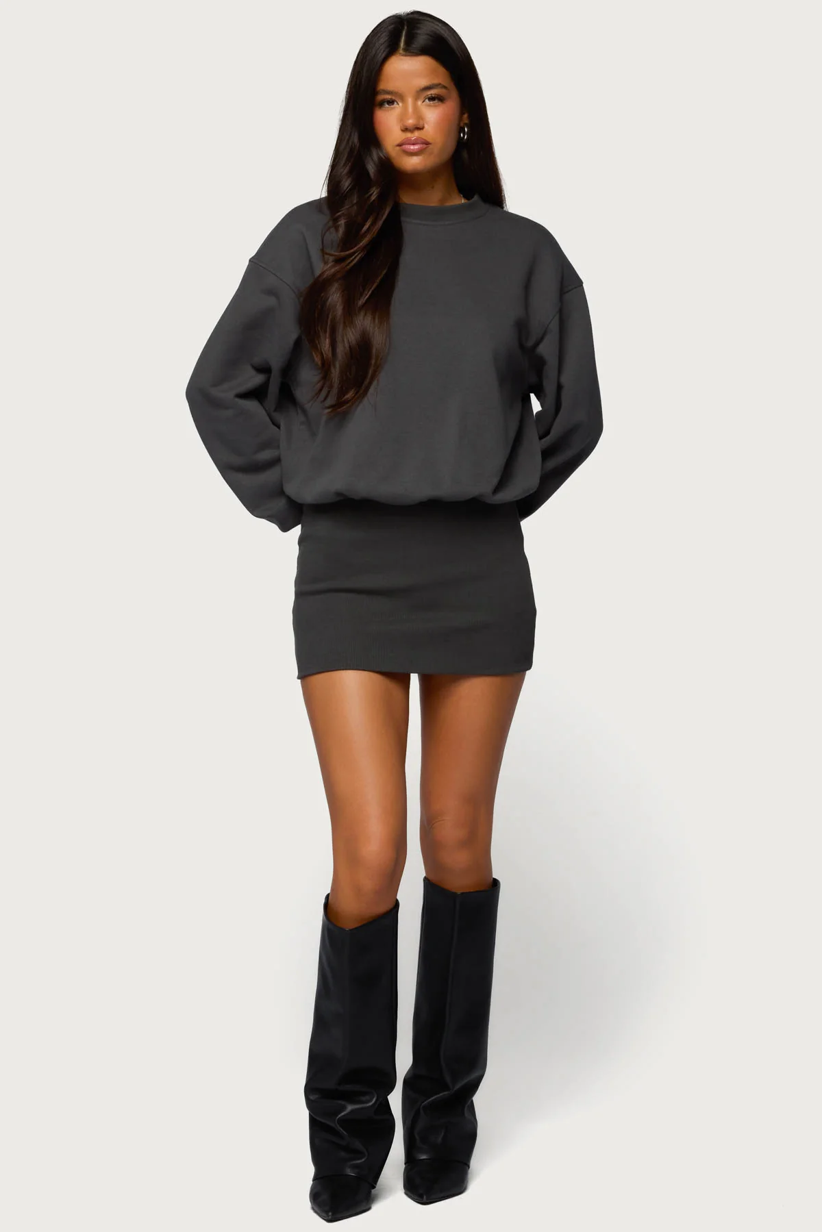 Jannah Sweatshirt Mini Dress - Image 3