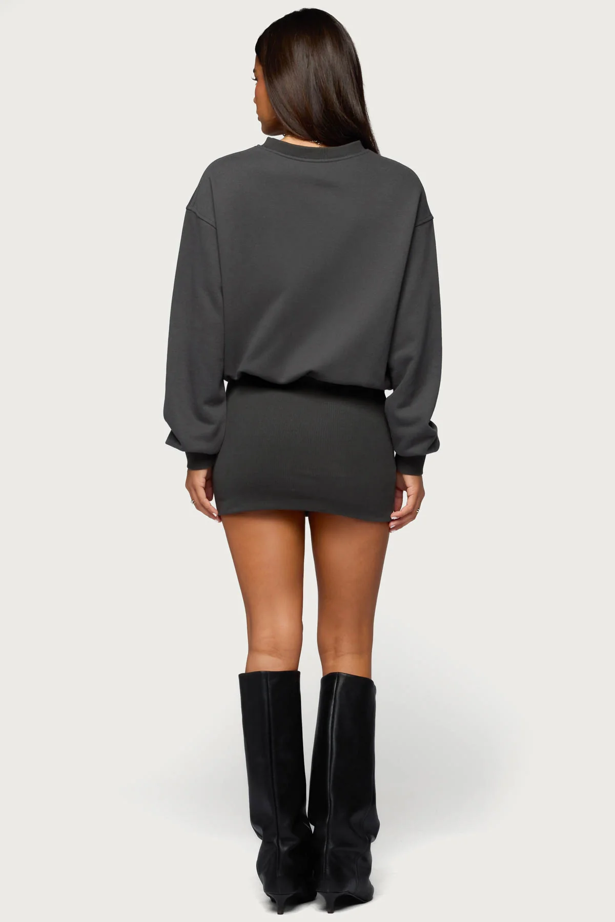 Jannah Sweatshirt Mini Dress - Image 4