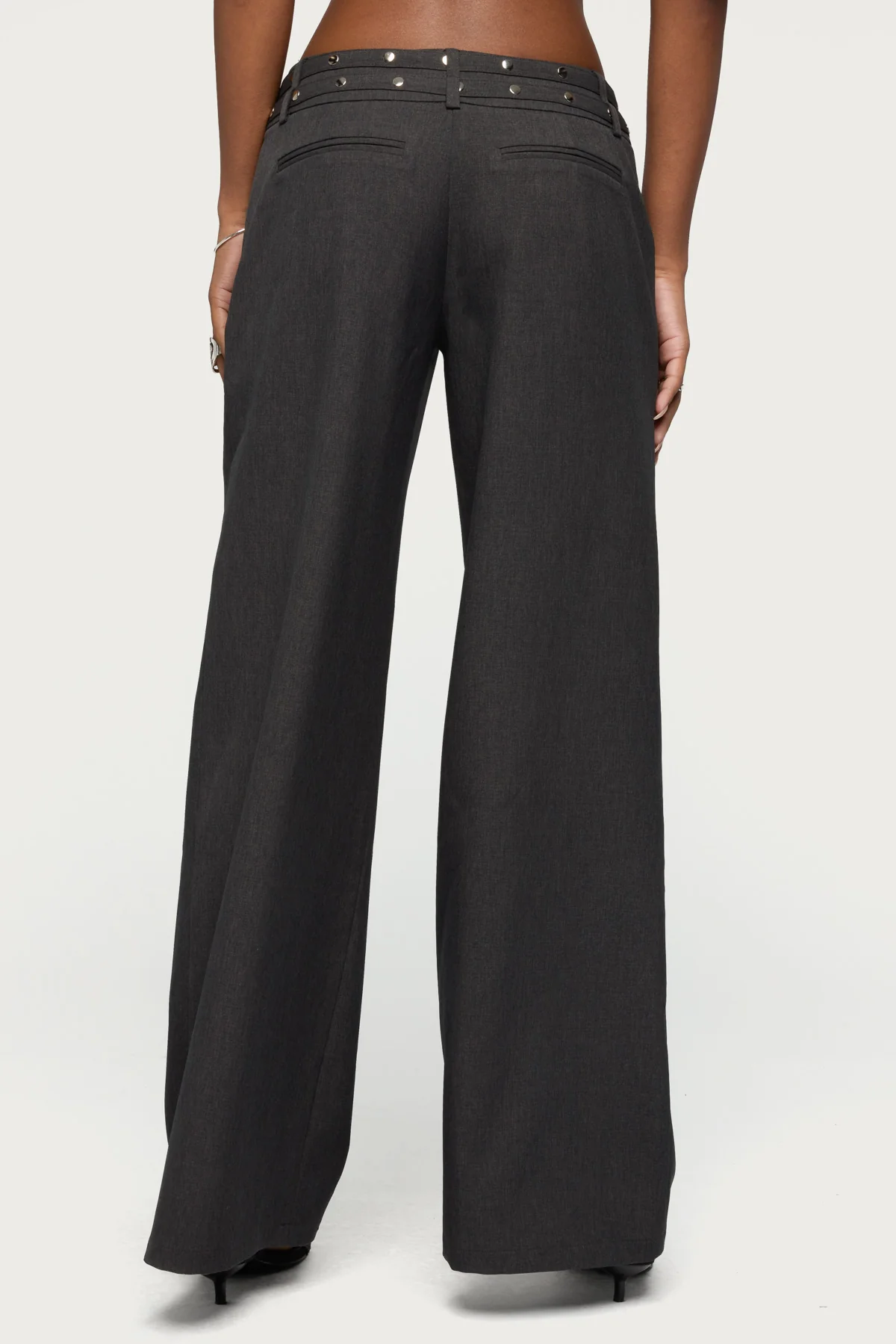 Cruz Double Belt Baggy Tailored Pants - Image 4