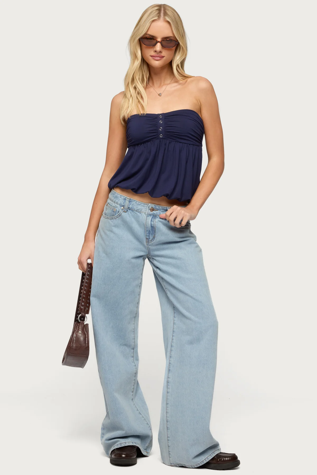 Yury Strapless Bubble Top - Image 5