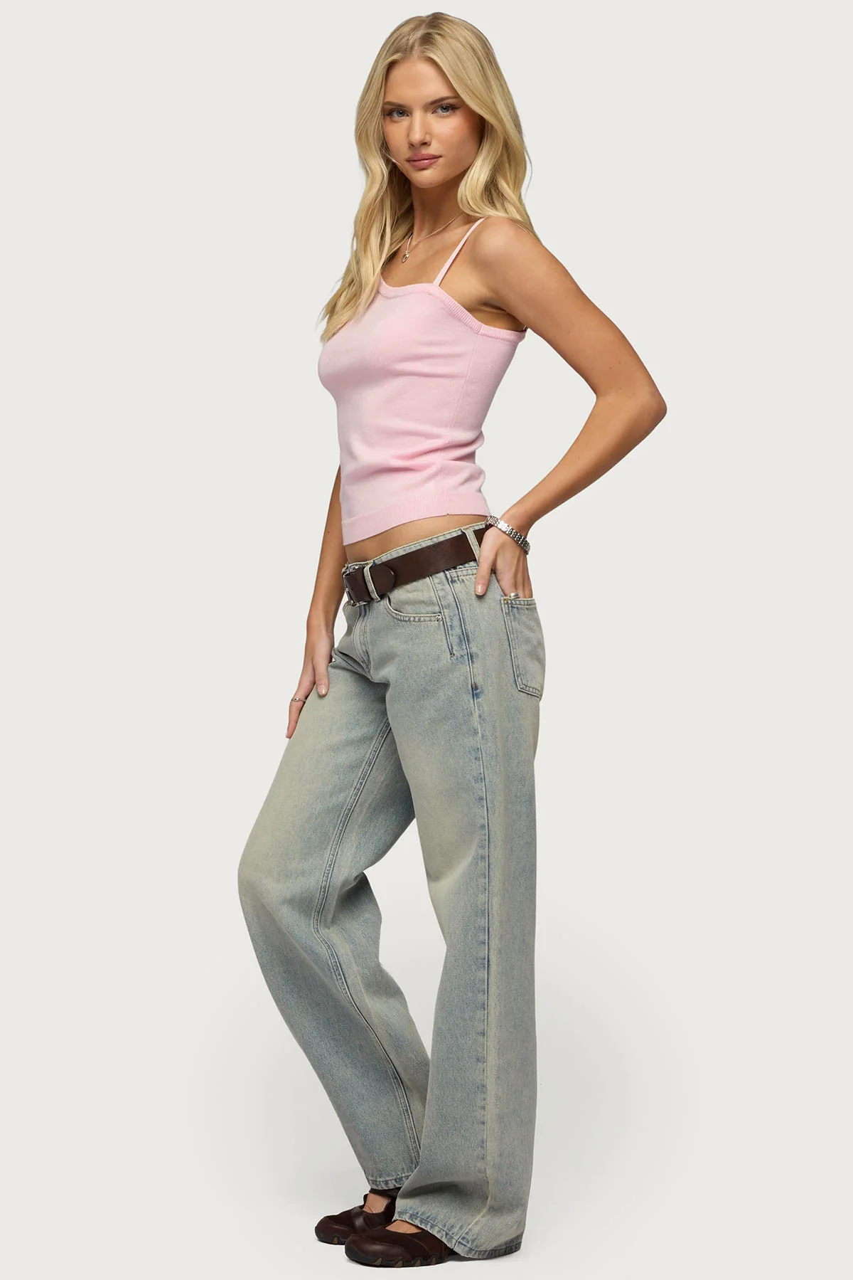 Lorelai Asymmetric Knit Top - Image 4
