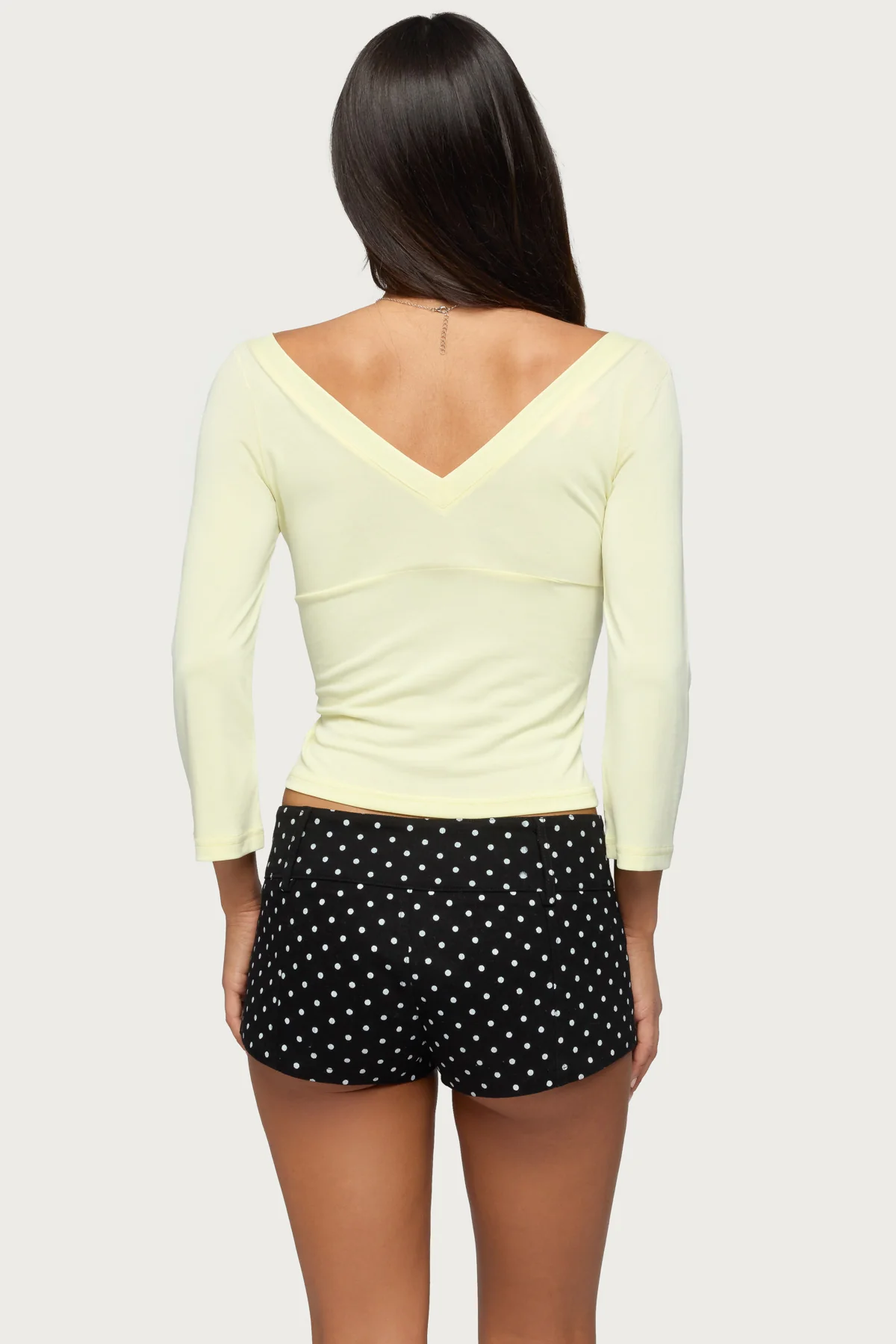 Mar V Neck Quarter Sleeve Top - Image 5