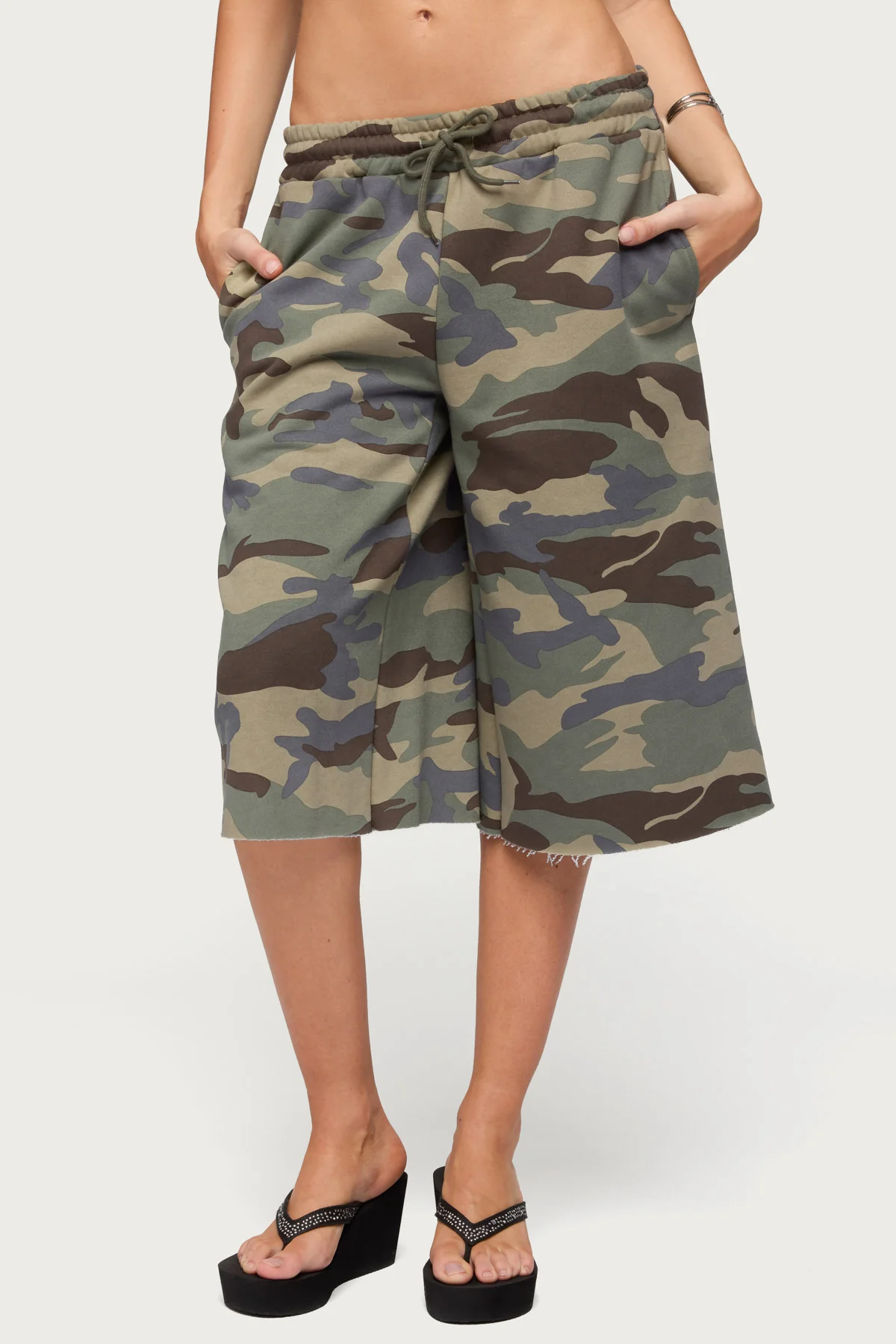 Camo Rush Oversized Bermuda Shorts - Image 2