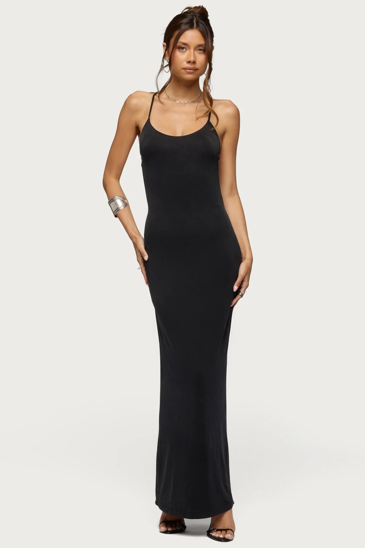 Zhuri Ring Backless Maxi Dress - Image 5