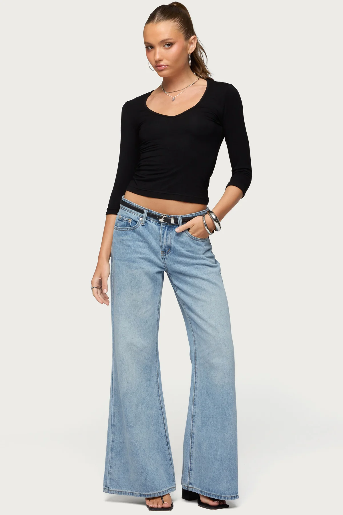 Jamila Quarter Sleeve Top - Image 5