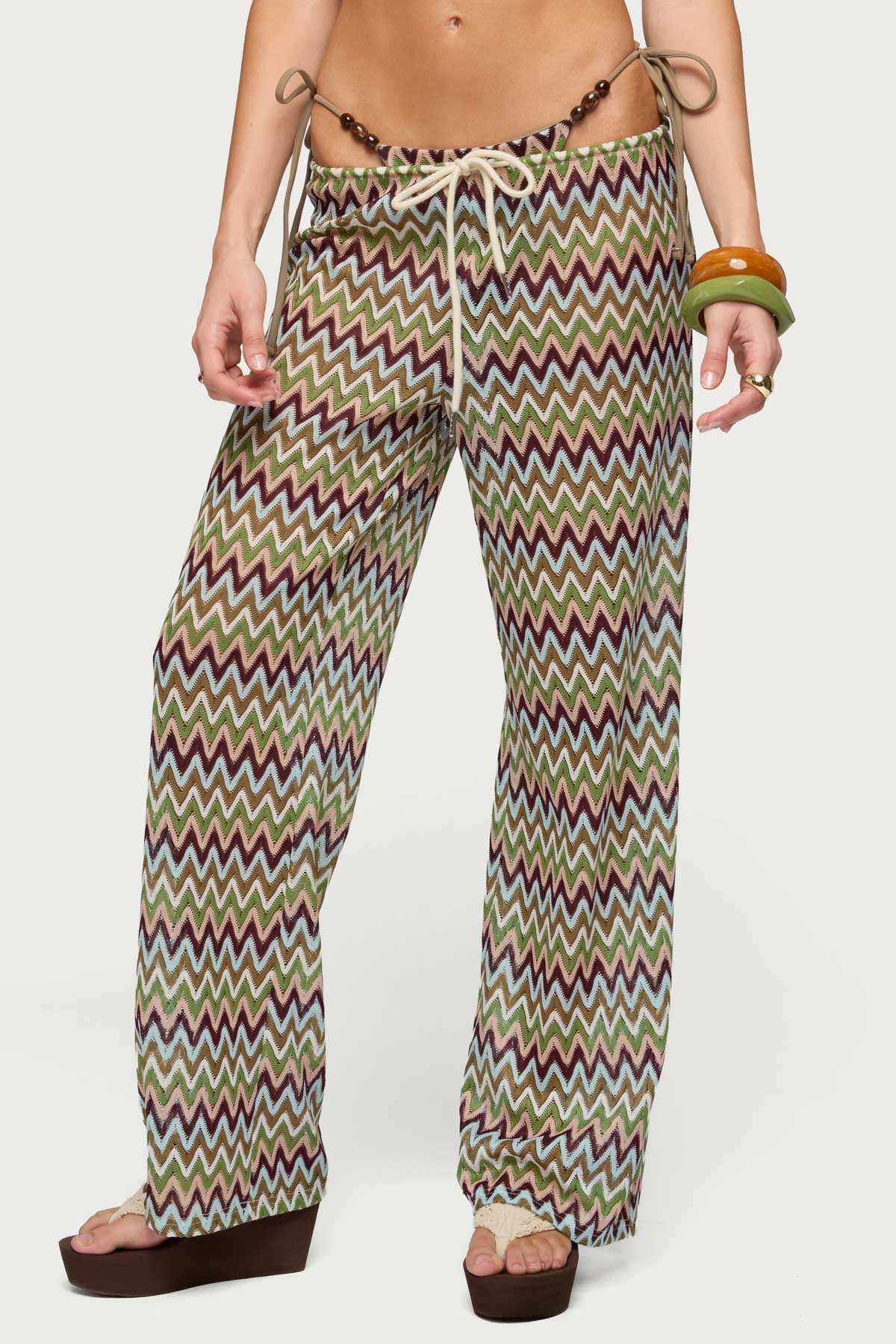 Mindee Zigzag Knitted Pants - Image 2