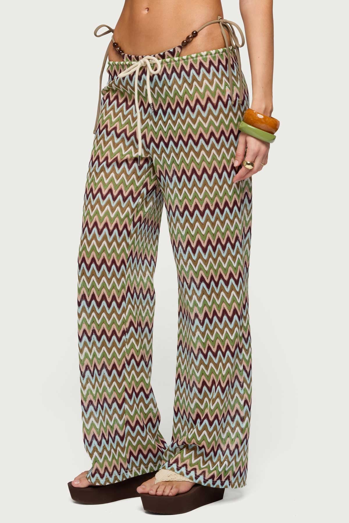Mindee Zigzag Knitted Pants - Image 4